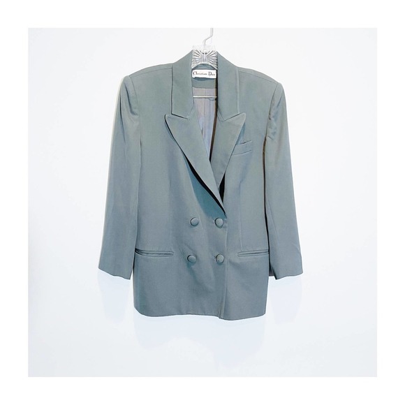 Christian Dior 4 Button Blazer Double Breasted SZ 4 - Picture 1 of 10